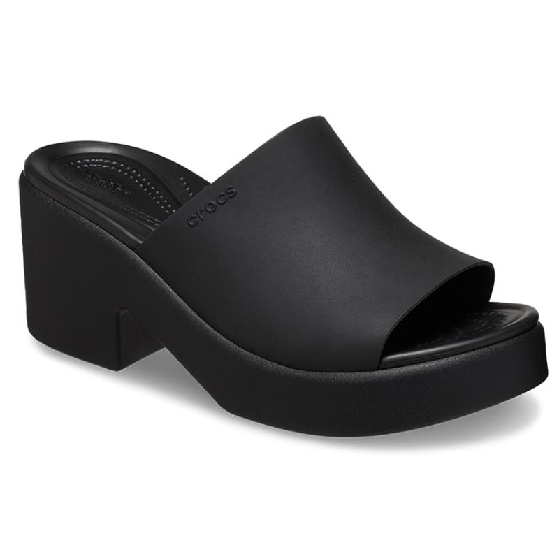 Crocs Brooklyn Slide Heels 'Black' Women's