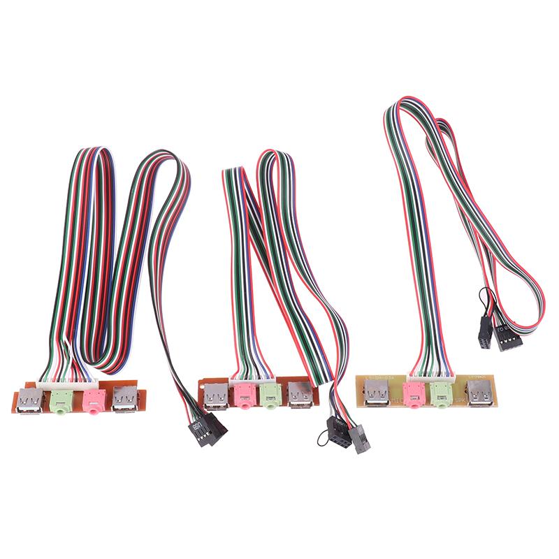 1Pc Computer Chassis Front Panel Audio Jack Front Usb Interface Host Front Bezel Cable