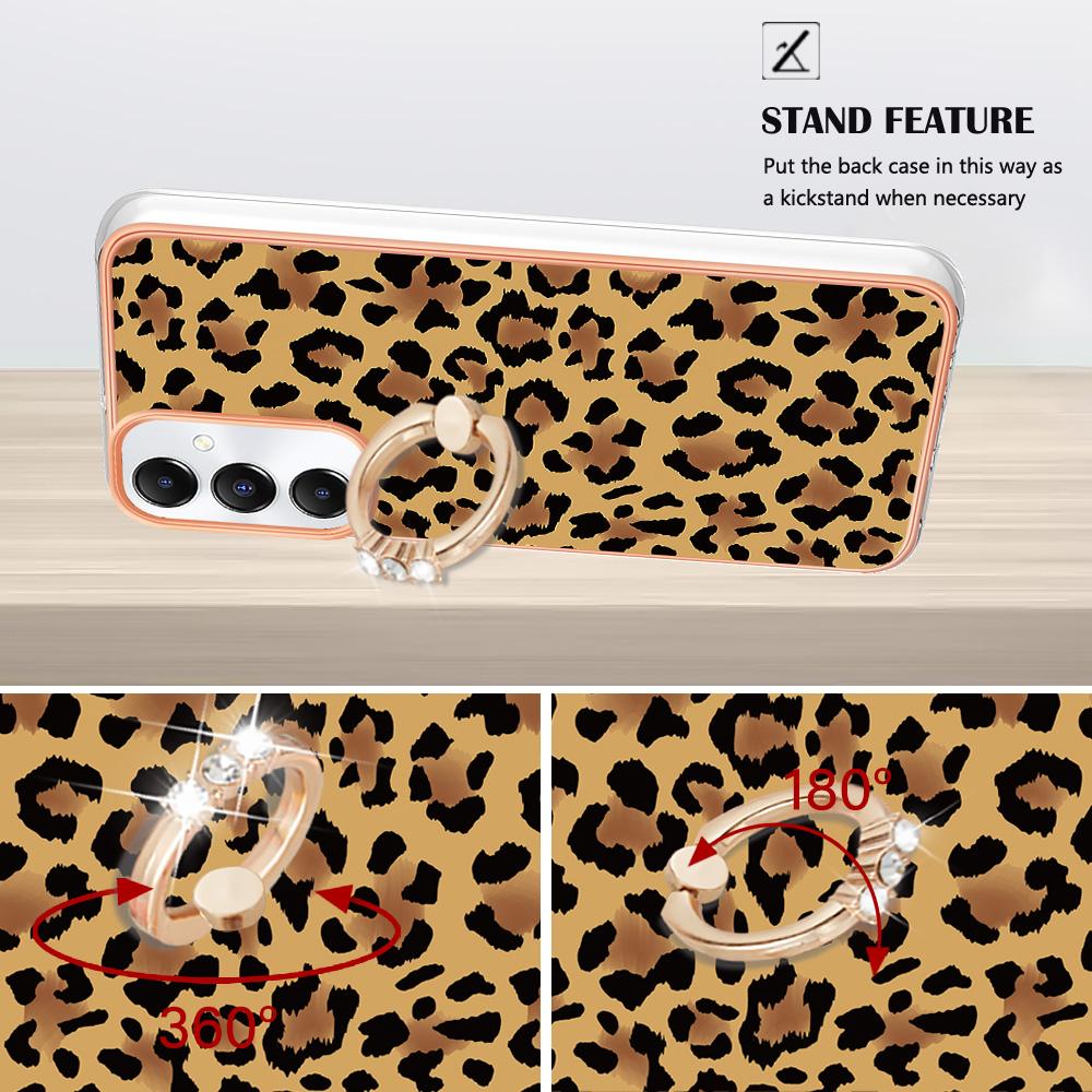 YB IMD Series-20 Style D for Samsung Galaxy A05s 4G Kickstand Cover Electroplated Phone Case