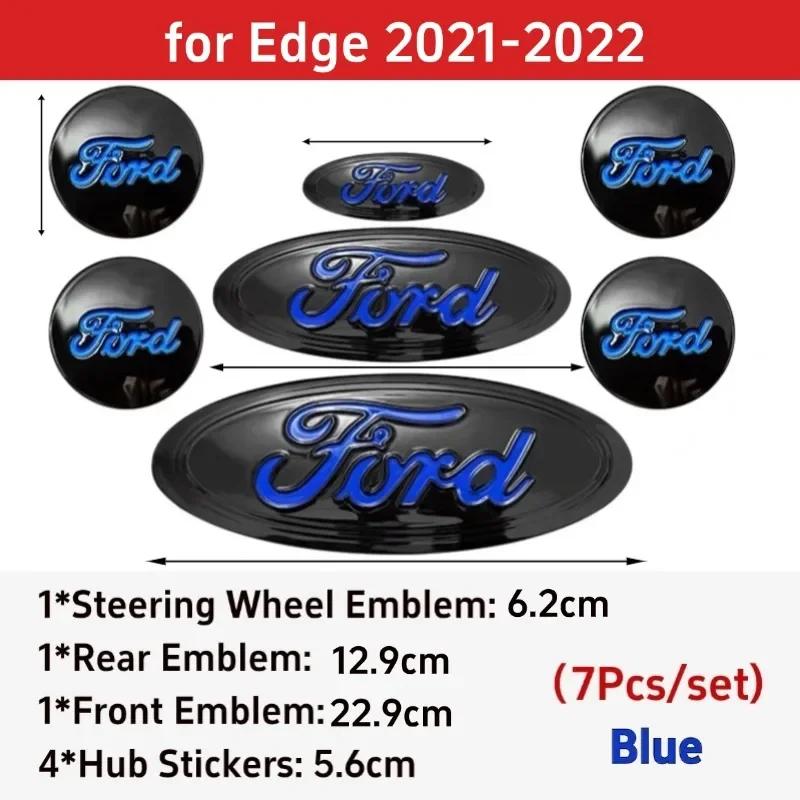 

New 2026 Car Sticker Car Badge for Ford Focus Edge Explorer Escape Escape ST Kuga Mondeo Taurus Equator Steering Wheel Sticker F