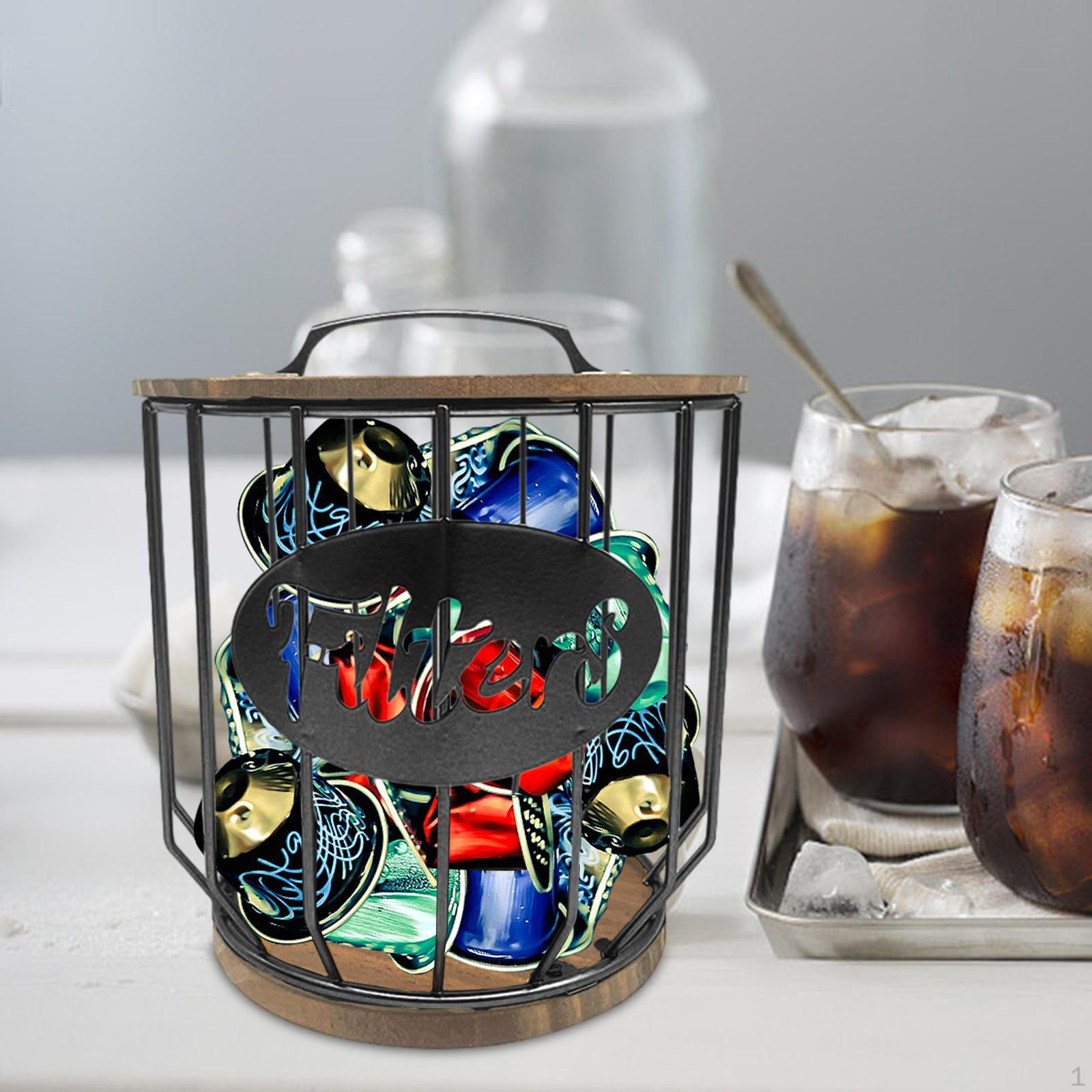 

Держатель для кофейных капсул, корзина для хранения капсул, сливочник чёрный