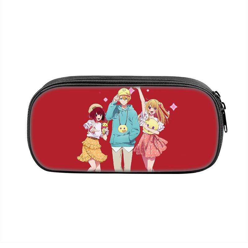 Oshi No Ko Kids Pencil Case With Large Capacity For School Storage And Stationery Organization