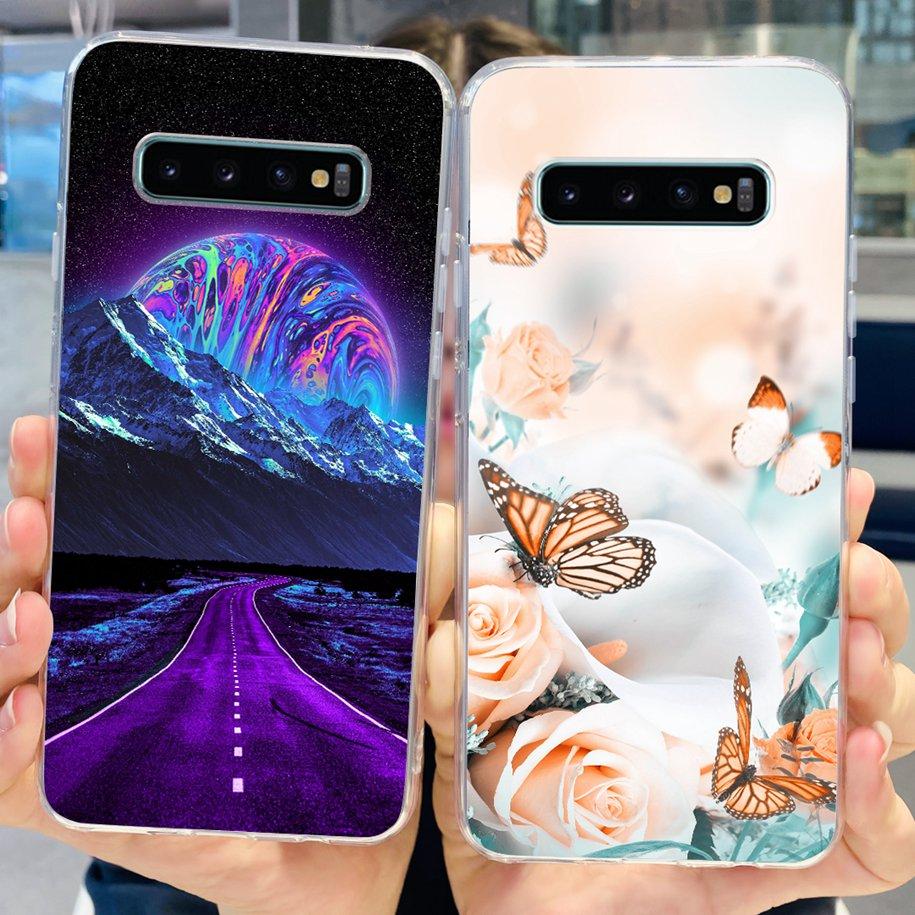 For Samsung Galaxy S10 Lite Plus Case Lovely Astronaut Soft Silicone Phone Cover For Samsung S10 Plus S10e Funda S10+ S 10 Coque