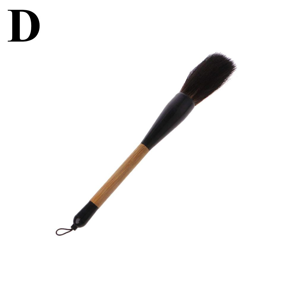 Bamboo Shaft Stationery Oil Painting Brush Pen Paint Brush Goat Hair Calligraphy Brush
