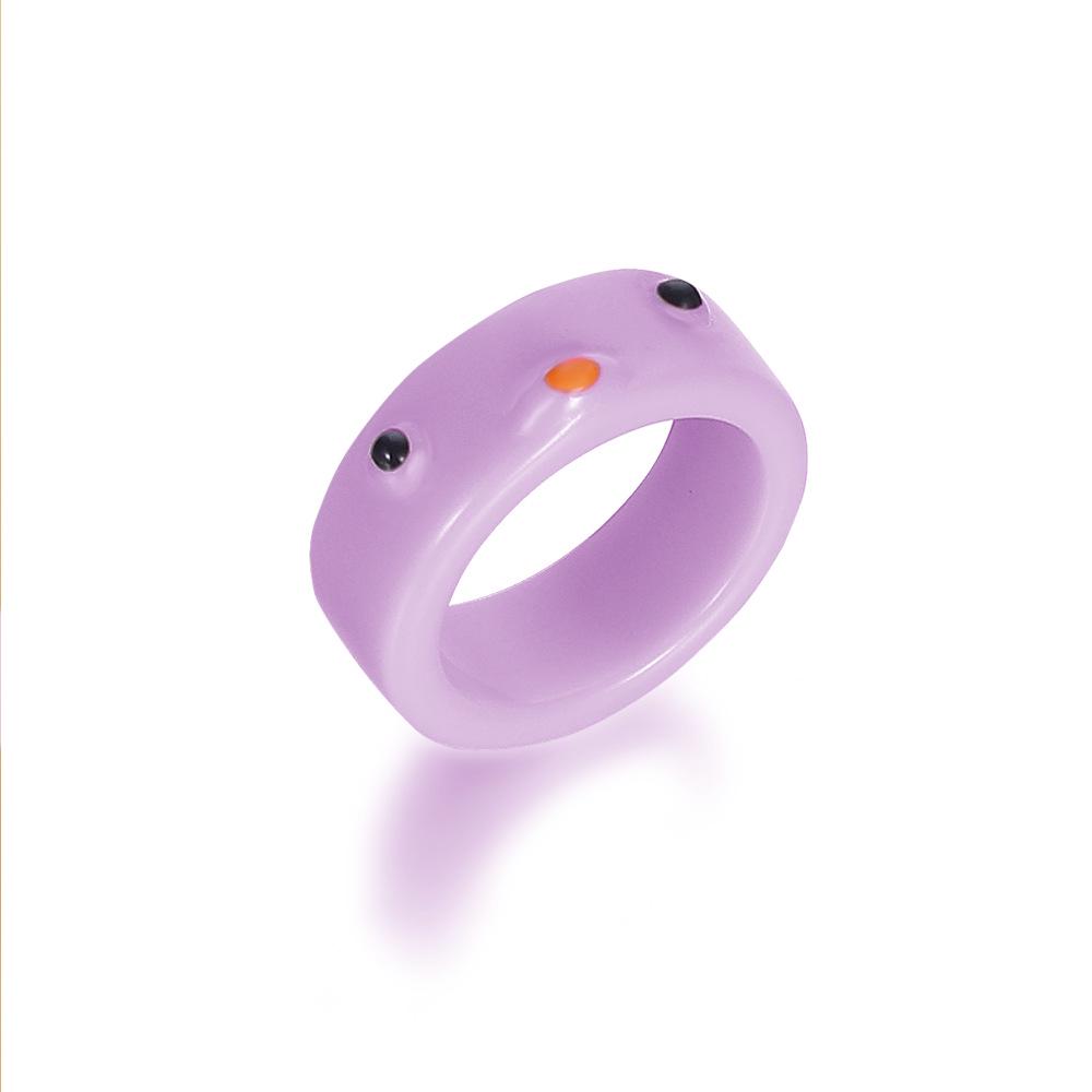 Anello in Resina a Forma di Rana Cartone Animato Bizzarro: Stile Carino e alla Moda per l'Indice o il Dito dell'Articolazione