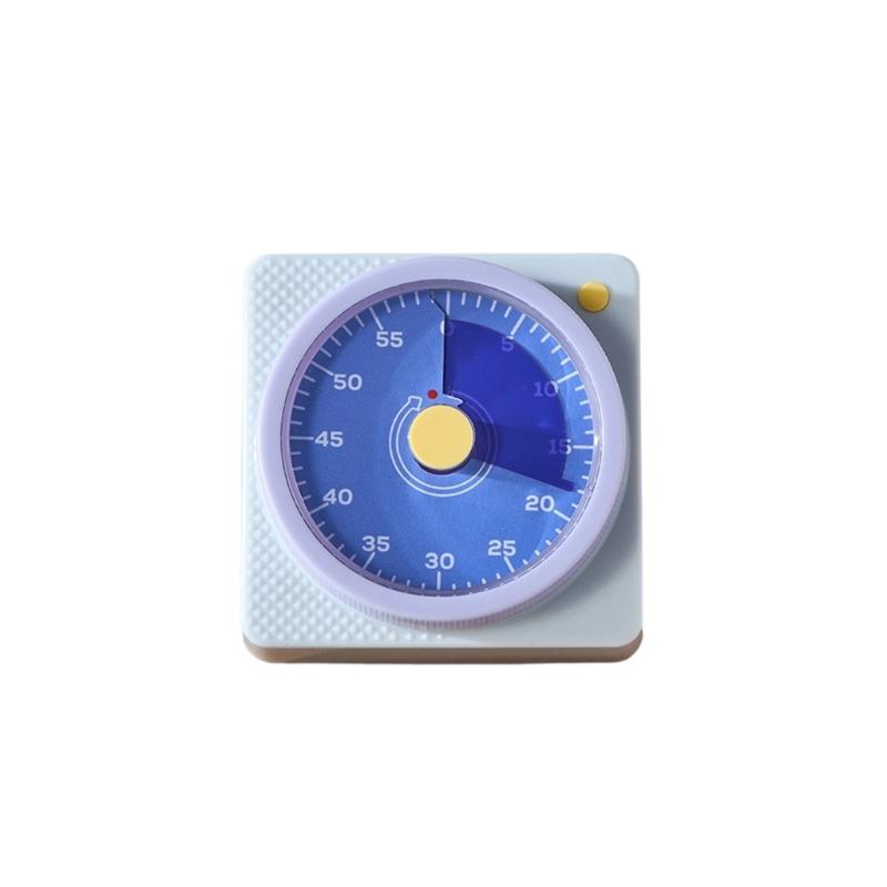Strong Magnetic Kitchen Cooking Timer Mechanical Manual Countdowns Alarm Clock for Cooking And Study times Management фиолетовый