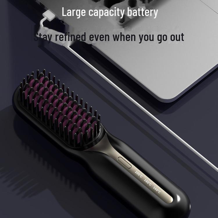 Dual-Purpose Ionic Hair Straightener & Curler - Gentle on Hair