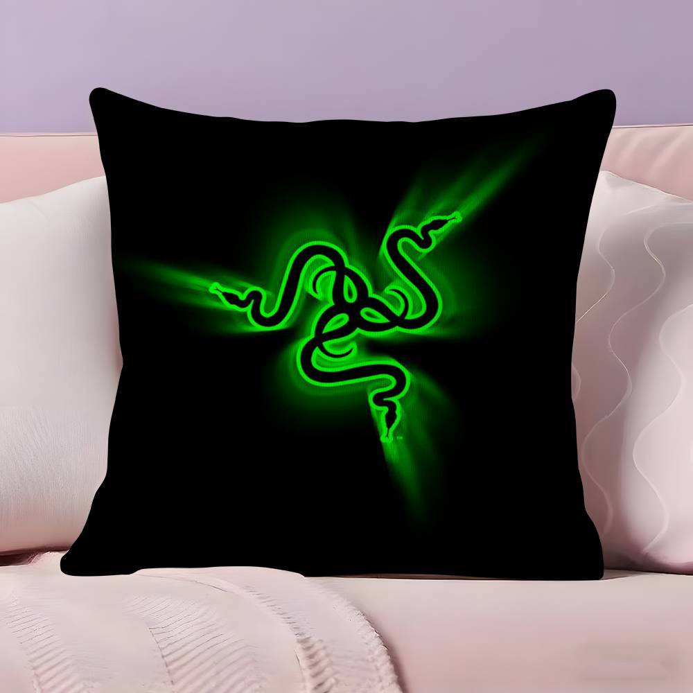 Retro R-Razer Pillow Case  Ultra Soft Skin Friendly Fabric Cloud Like Comfort & Concealed Zipper