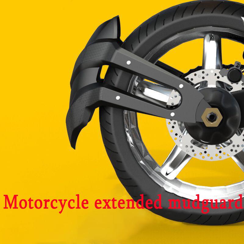 Universal Motorrad Hinterradabdeckung Kotflügel Radabdeckung Schutzblech Halterung Kotflügel Spritzschutz Hinterer Schmutzfänger PP Moto Motorradzubehör