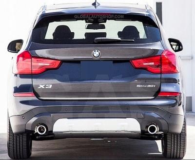 BMW X3 G01 2017+ Bande CHROME Chromée sur la trappe