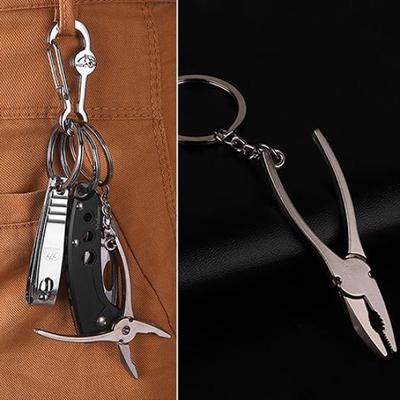Herren-Schlüsselanhänger aus Zinklegierung, Mini-Schraubstock, Werkzeug, Ornament, Anhänger, Schlüsselanhänger, Geschenk