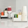 Disposable Cup Holder Prevent Slip   Disposable Coffee Cup Dispenser with Tea Bag Box for Home Bar Counter