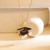 Fashionable New Design Graduation Commemorative Bachelor's Cap Necklace - Small-scale, Unique, Creative, and With A Sense of Design.