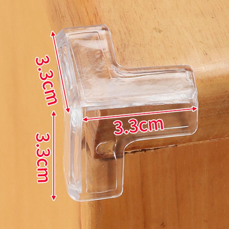 

10 Штук Улучшенный Угловой Протектор Детская Безопасность Силиконовые Угловые Защиты и Края Расширенные Утолщенные