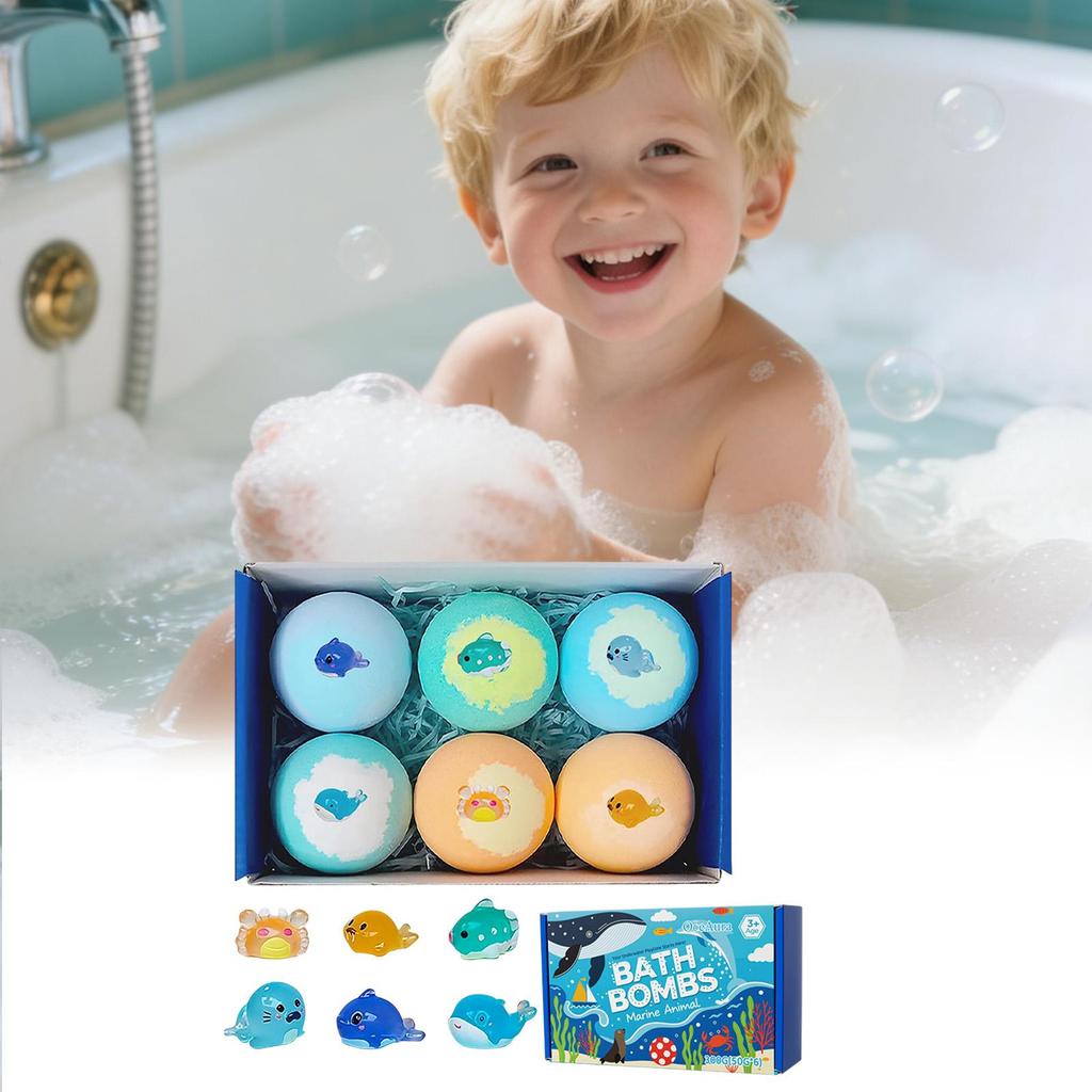 Ocean Series Kids' Fizzy Bath Bombs