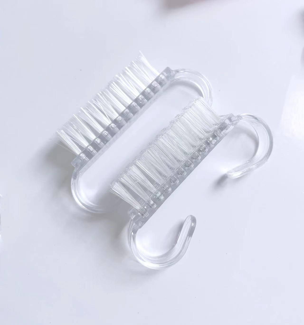 

Набір кольорових пензликів для манікюру та пилу для чищення нігтів - маленькі пензлики для манікюру