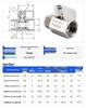Mini Ball Valve 304 Stainless Steel, Internal/External Thread, 6/4 Points