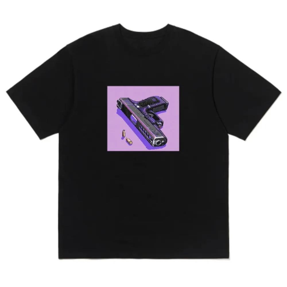 

2025 Нова Повсякденна Футболка з Коротким Рукавом з Принтом Бавовна Звичайна Посадка Круглий Виріз Дихаюча Вільна Унісекс Футболка Чоловічий Жіночий Одяг Аніме 3XL