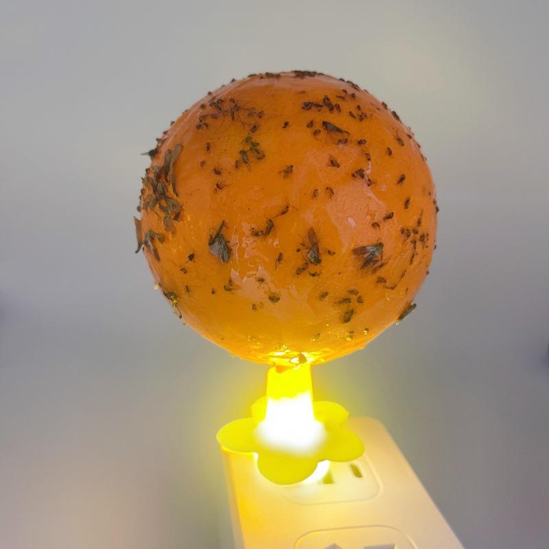

Indoor Glowing Insect Trap Ball Non-toxic Fly and Mosquito Catcher Flower-shaped base