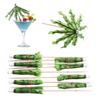 Tree Eco-friendly Toothpick Tropical Fancy Sticks Cocktail Skewer Appetizers Picks Paper Umbrella
