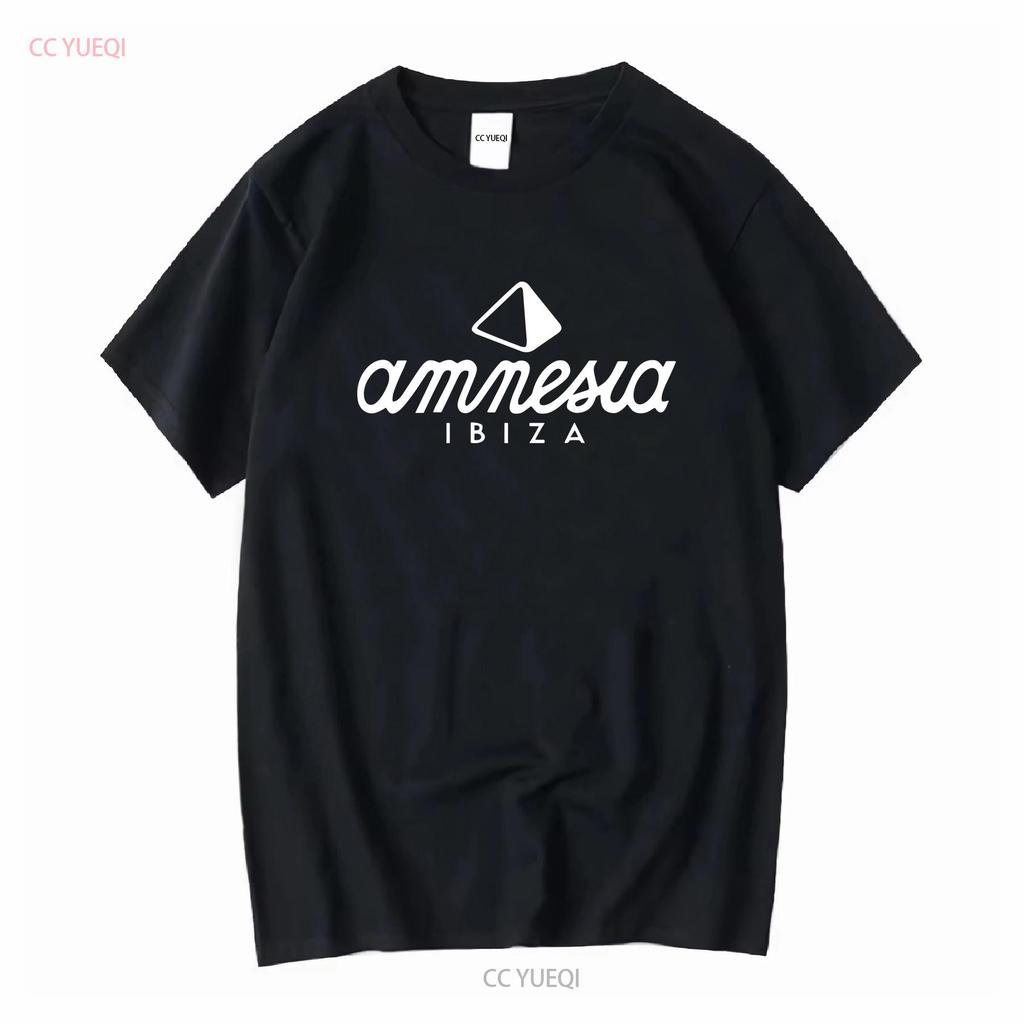 Amnesia Club Ibiza T Shirt Party Rave Dance Top Summer Spain Raver Carl Cox Vintage Washed Top For Everyday Wear Slightly