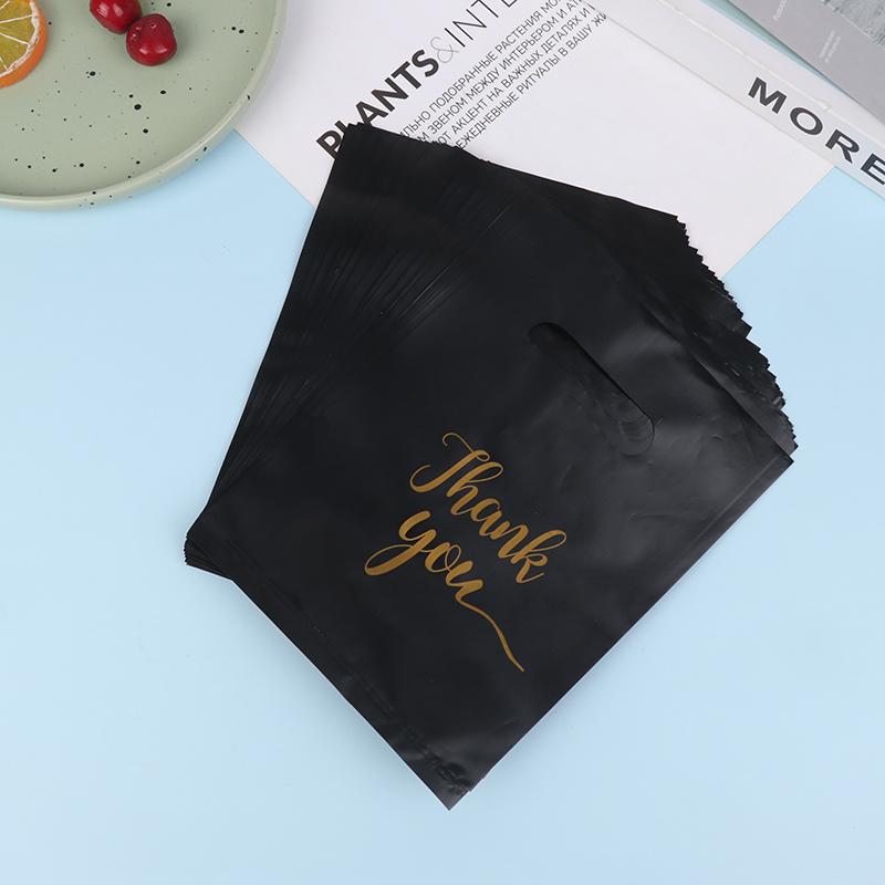100 Buc Mini Pungi Cadou din Plastic cu Mesaj de Mulțumire Pungi pentru Bomboane de Nuntă Pungi Cumpărături cu Mânere Decorare Nuntă Petrecere de Aniversare