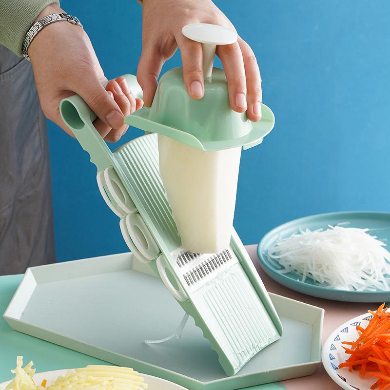 7 In 1 Multi-Functional Vegetable Chopper Onion Chopper Food Chopper Kitchen Mandoline Slicer Veggie Dicer Cutter