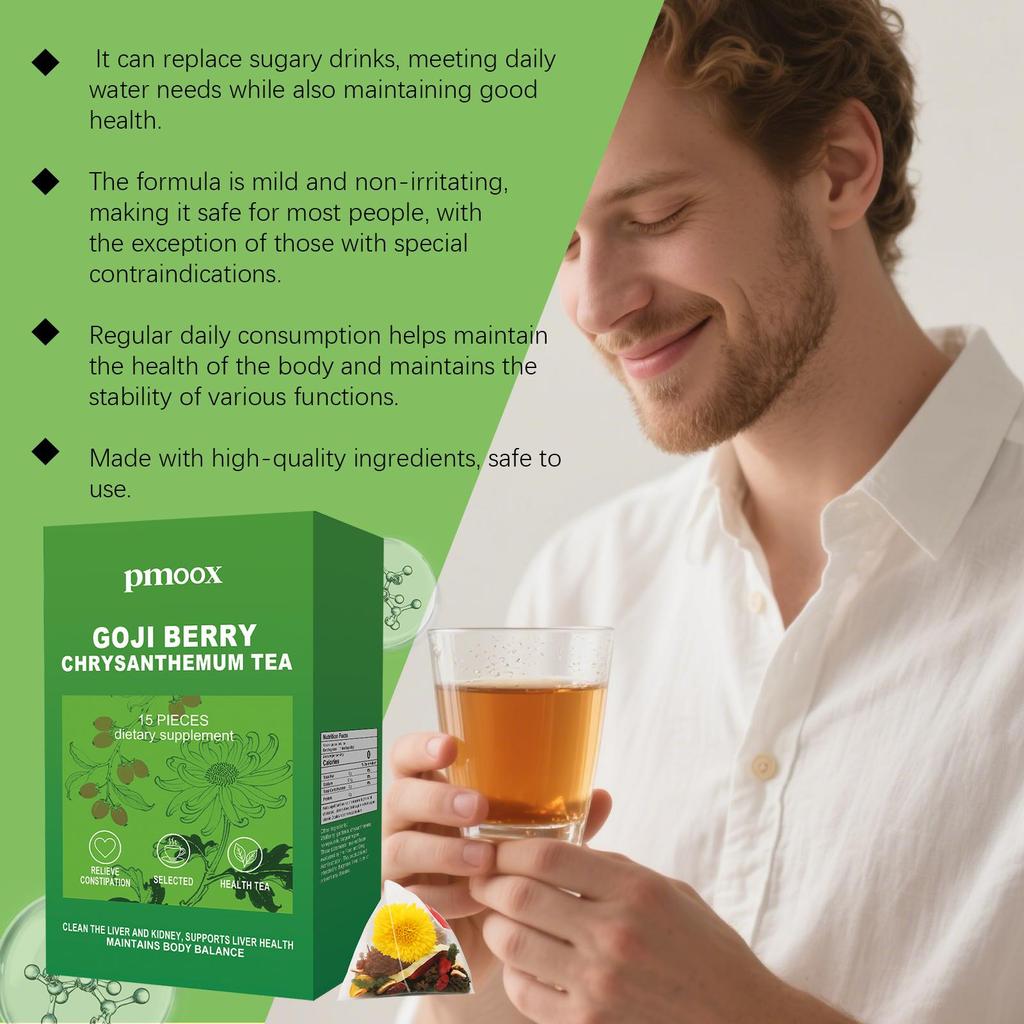Moisturizing Qi Ju Combination Tea, Herbal Tea Supports Intestinal Environment & Overall Body Balance