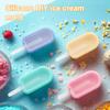 Силиконовые формы для мороженого, штабелируемые формы для мороженого, многоразовый набор для самостоятельного изготовления домашнего мороженого на палочке