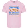 70th Birthday Turning 70 Is Great Year Old Unisexs Light Cotton TShirt