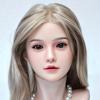 100% Silicone Sex Doll Head Standard Wig Suitable for 130-180CM Solid Dolls Body M16 and Standard Bolts 2 Connection Methods GJ-ZP011