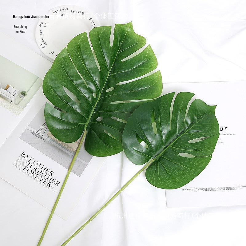 Monstera Deliciosa Leaf: Artificial Greenery for Home Decor, Weddings, and Displays