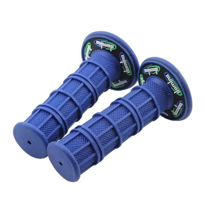 

Universal 7/8 22 24MM Handlebar Grip Motorcycle Handle Grip Domino ATV Dirt Pit Bike Racing Motocross Gel Rubber Brake G зелений