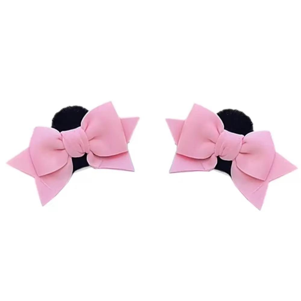 2Pcs Butterfly Knot Motorcycle Hat Decoration Bowknot Moto Helmet Ears  for Women Cycling