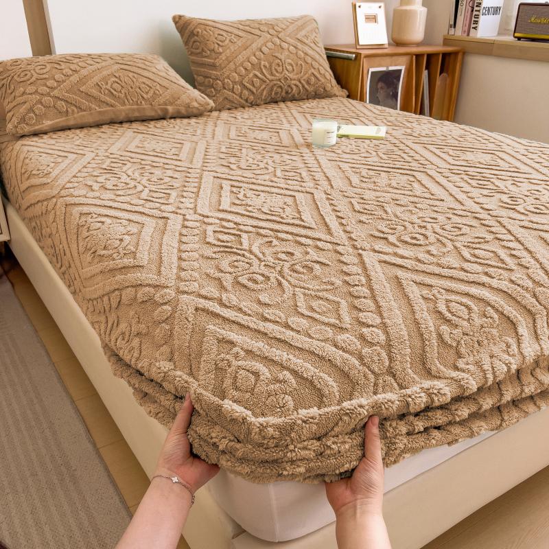 Lençol de Elástico - Roupa de Cama Elástica Bolso Profundo Protetor de Colchão Capa Lençóis para Cama de Casal Queen King Size