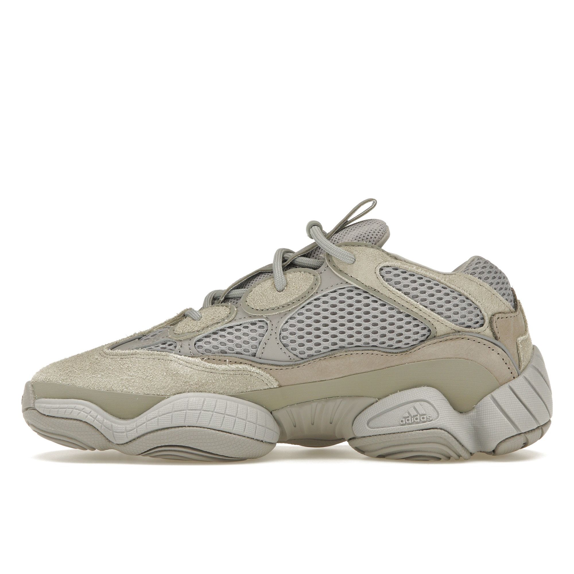 Adidas Tênis unissex Yeezy 500 Stone Salt cinza IE4783