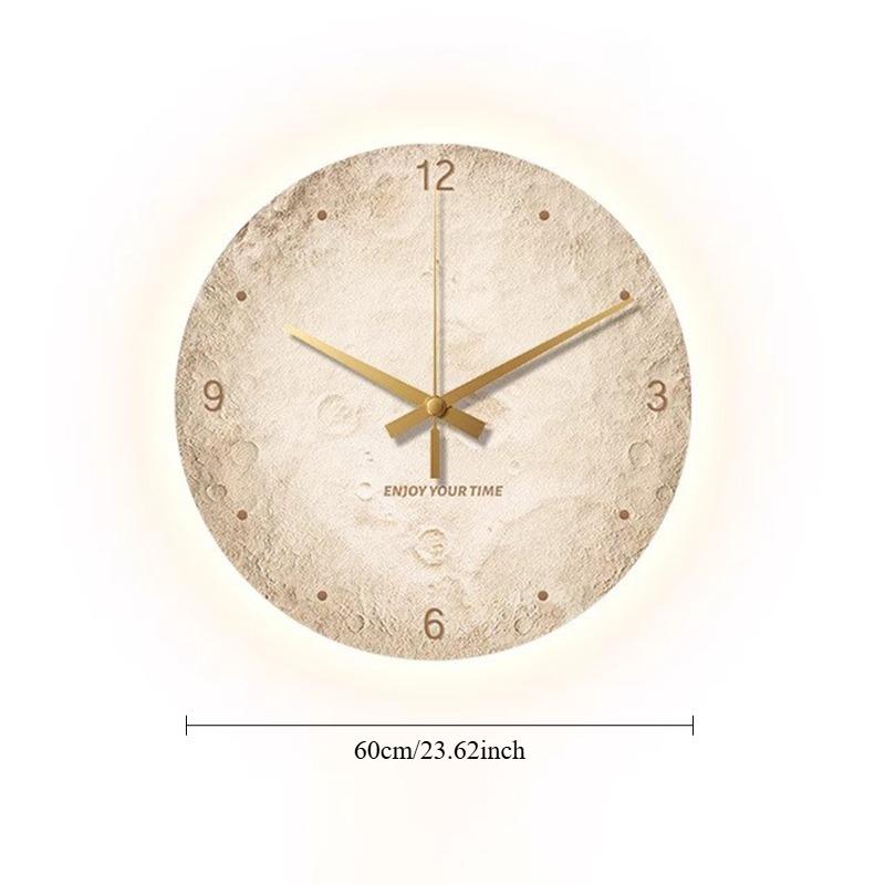 Luminous Wall Clocks Modern Living Room Luxury 2026 Wall Clocks Nordic Decoration Clock Room Furniture Clock Rechargeable Decor