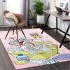 Tom & Jerry Office Chair Mat: Cute Cartoon Mouse & Cat Design for Home Decor, Office Carpet