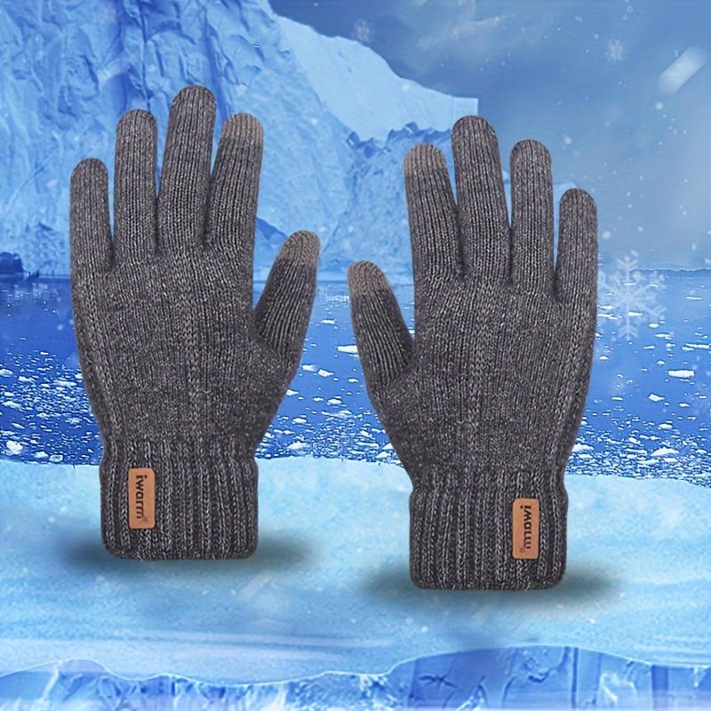 Cozy Unisex Alpaca Wool Touchscreen Gloves - Soft, Warm, and Stylish for Winter - Perfect for Office, Travel, Cycling