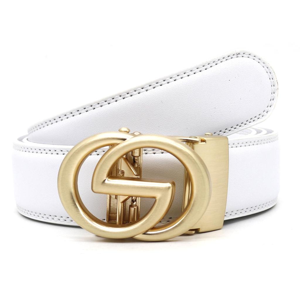 Genuine Leather Men's Belt - 10 Colors, Casual & Business, Soft Cowhide, Automatic Buckle Waistband
