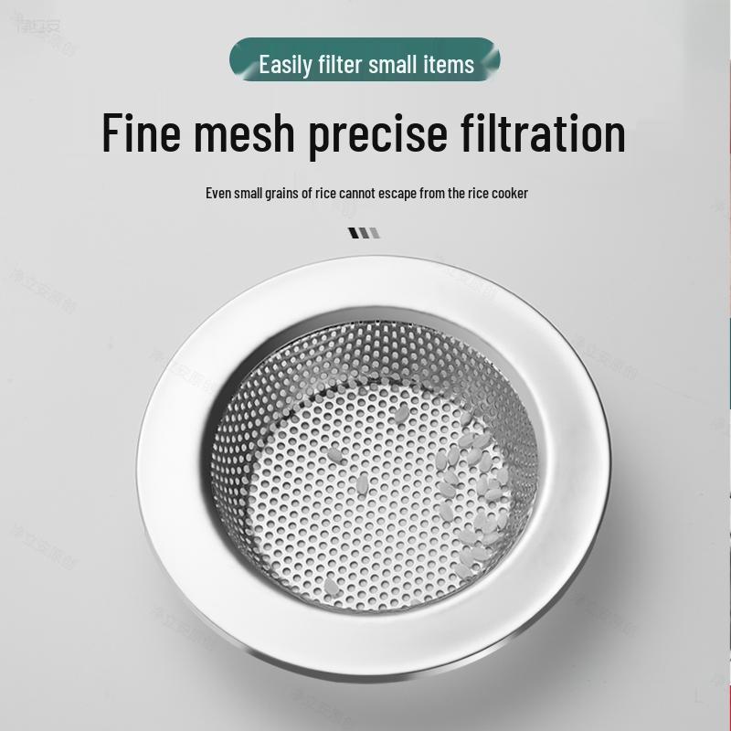 Universal Stainless Steel Kitchen Sink Strainer & Drain Filter