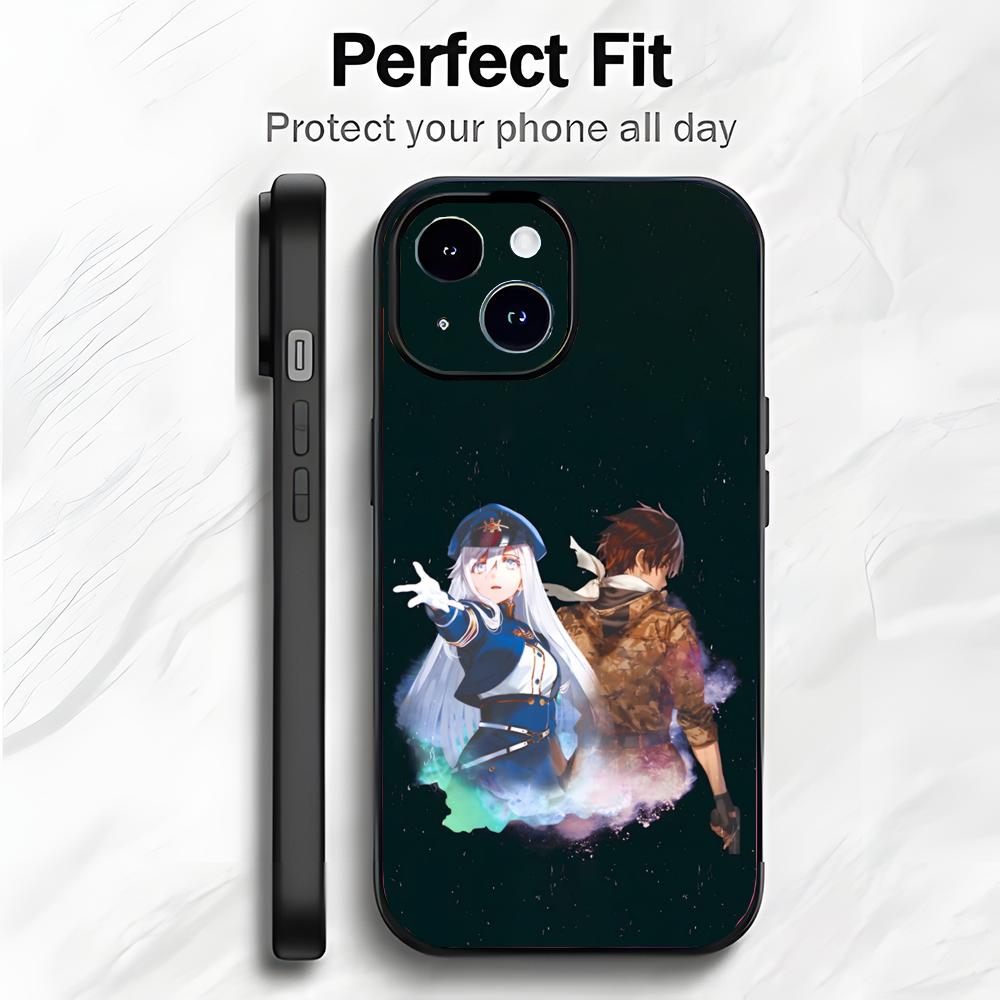 Futuristic Japanese Anime 86 E-EIGHTY-SIX Phone Case Phone Case Soft Packaging Lightweight For iPhone17 16 15 14 13ProMax
