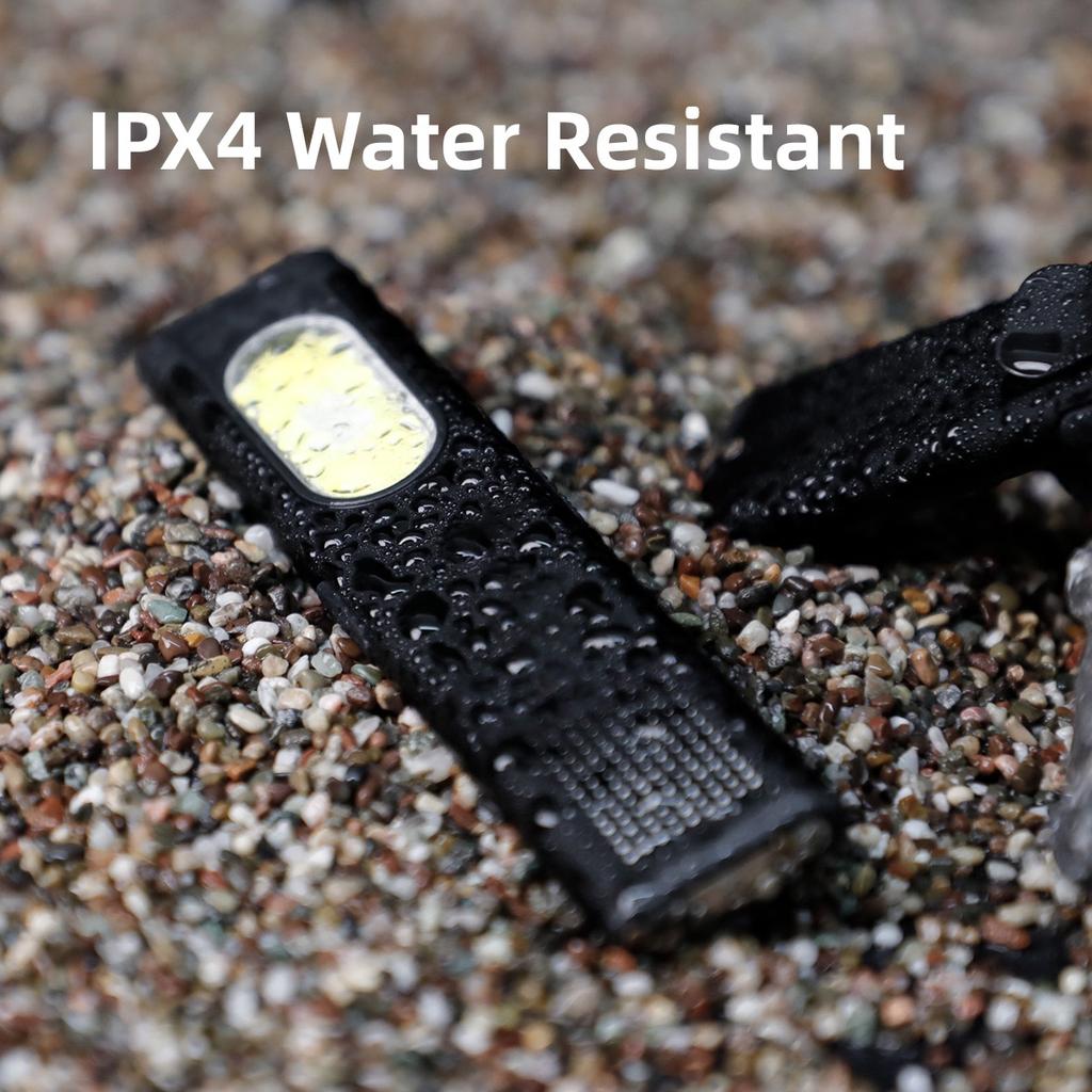USB C Rechargeable LED Flashlight 600Lm Mini Magnetic Waterproof COB Work Light Keychain Pocket Lantern Portable Torch for Campi