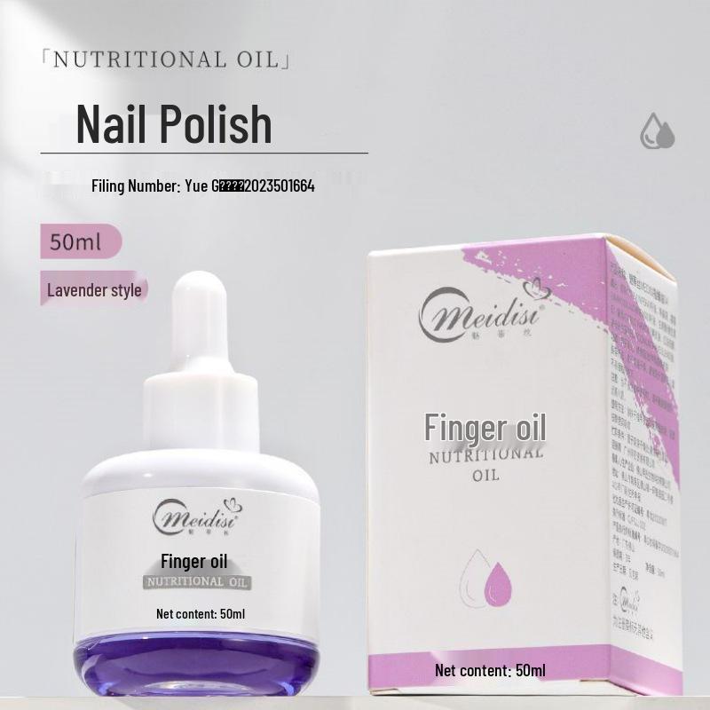 Large Bottle Nail Care Oil - Nourishing Gel for Cuticle Softening and Hangnail Reduction