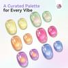 SAVILAND Cat Eye Gel Nail Polish Pen Salon for Home 6 Colors One-Step Set, 3-in-1 Portable, Magnetic, Quality, & Travel,