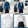Spy×family Yor Forger Damen Cosplay Set Reizvolles Polyesterkleid für Weihnachtsfeier