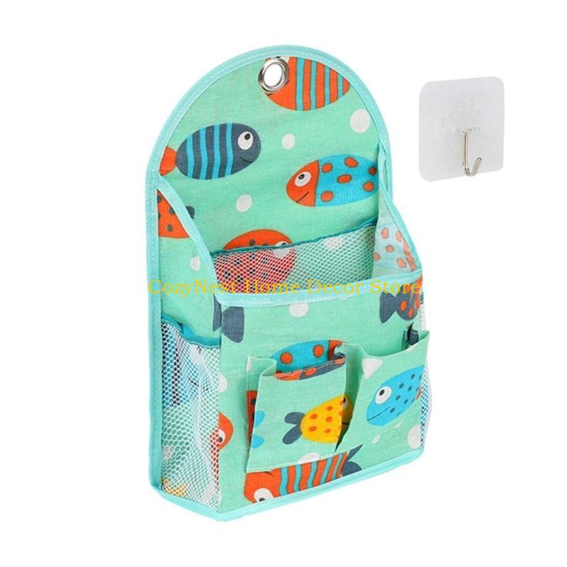 92MF Behind The Door Storage Hangings Bag Wall Mounted Closet Basket
