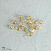 Retro 02 Gilded Beads: Transparent White Beading for DIY Jewelry & Accessories