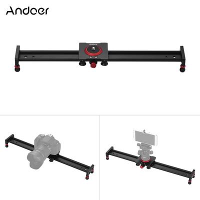 50 cm/20 inç Alüminyum Alaşımlı Kamera Parça Kaydırıcı Video Sabitleyici Ray DSLR Kamera için