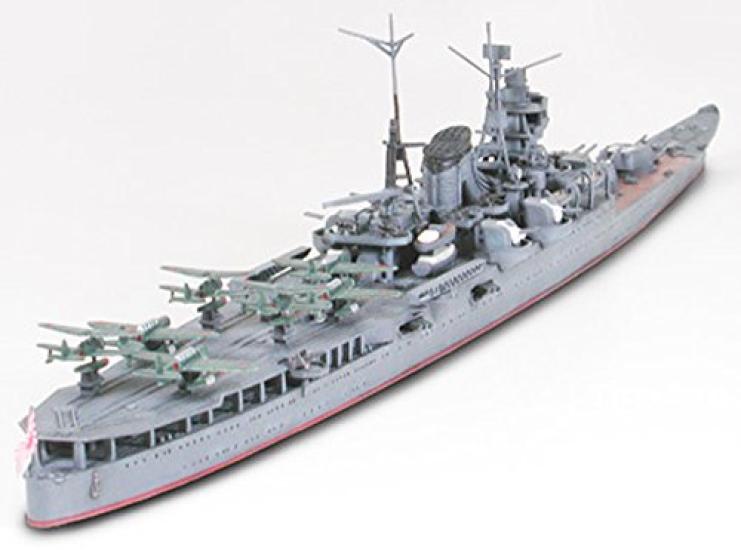 Tamiya Waterline Series 341 Japanese Navy Aircraft Carrier Mogami Plastic Model Kit 31341 1/700 No.